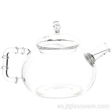 Teteras individuales lindas del té de cristal de la jarra de té 600ml cafeteras